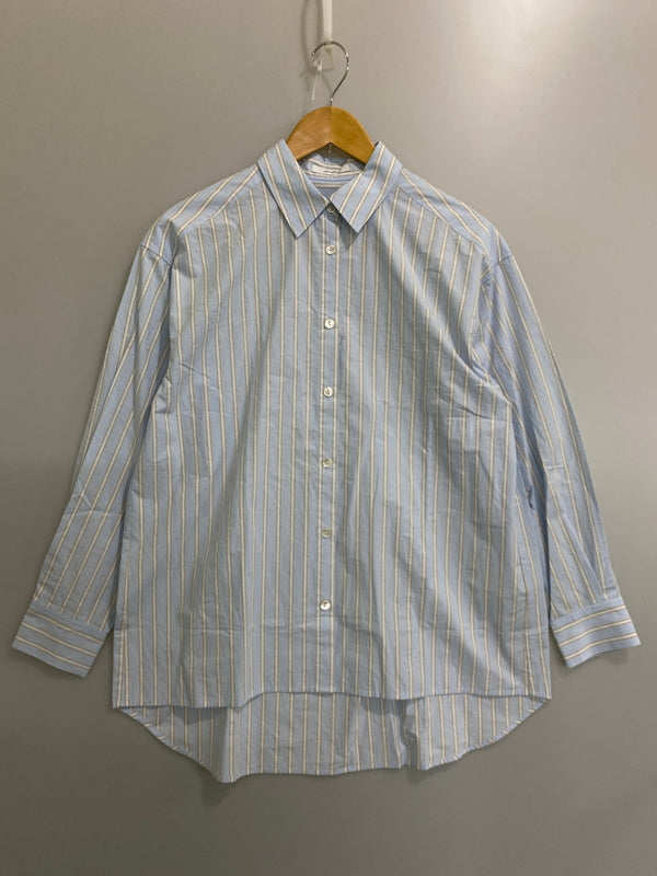【中古品】【メンズ】 JOURNAL STANDARD ジャーナルスタンダード MULTI BIG SHIRT 25-050-400-5090-2-0 マルチ ビッグ シャツ 長袖 メンズ トップス 140-260615-em-03-min サイズ：F カラー：ライトブルー系 万代Net店