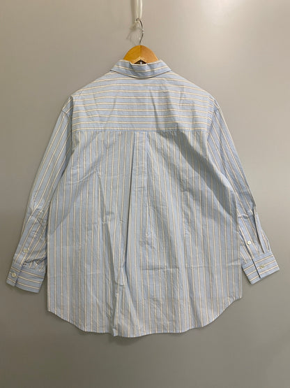 【中古品】【メンズ】 JOURNAL STANDARD ジャーナルスタンダード MULTI BIG SHIRT 25-050-400-5090-2-0 マルチ ビッグ シャツ 長袖 メンズ トップス 140-260615-em-03-min サイズ：F カラー：ライトブルー系 万代Net店