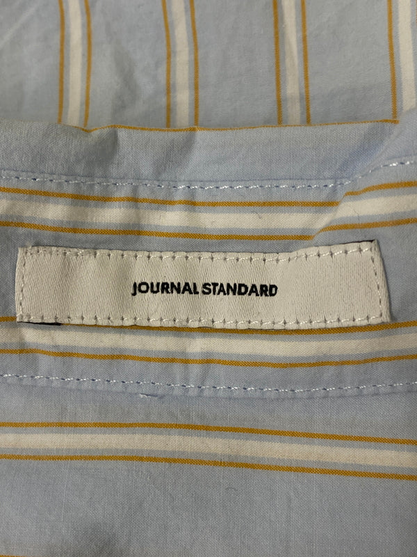 【中古品】【メンズ】 JOURNAL STANDARD ジャーナルスタンダード MULTI BIG SHIRT 25-050-400-5090-2-0 マルチ ビッグ シャツ 長袖 メンズ トップス 140-260615-em-03-min サイズ：F カラー：ライトブルー系 万代Net店