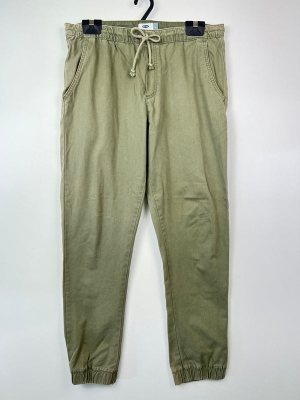【中古品】【メンズ】 OLD NAVY オールドネイビー JOGGER PANTS ジョガーパンツ ボトムス 178-260620-kk-28-hon サイズ：M カラー：オリーブ 万代Net店