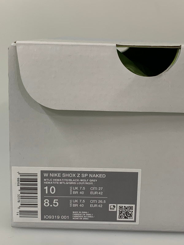 【中古品】【メンズ】 NIKE ナイキ × NAKED ネイキッド コペンハーゲン SHOX Z IO9319-001 ウィメンズ ショックス Z スニーカー メンズ シューズ 靴 160-260603-em-02-min サイズ：27.0cm カラー：METALLIC HEMATITE WOLF GREY 万代Net店