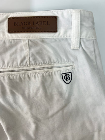 【中古品】【メンズ】 BLACK LABEL CRESTBRIDGE ブラックレーベル・クレストブリッジ NOVA CHECK HALF PANTS 51R72-324-02 ノヴァチェック ハーフパンツ ボトムス ショーツ 178-260620-kk-27-hon サイズ：76 カラー：ホワイト 万代Net店