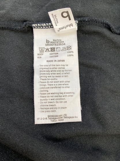 【中古品】【メンズ】 BLURHMSROOTSTOCK ブラームスルーツストック BROOTS25S34 25SS AWESOME TEE オーサム 半袖Tシャツ 140-260603-kt-04-min サイズ：サイズ不明 カラー：ブラック 万代Net店