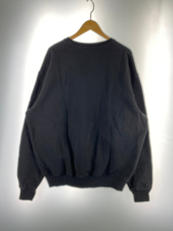 【中古品】【メンズ】 BASEMENT GEAR ベースメントギア CREWNECK SWEATSHIRT スウェット トレーナー 140-260604-AS-1-min サイズ：XL カラー：ブラック 万代Net店