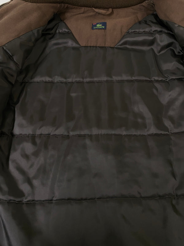 【中古品】【メンズ】 LACOSTE ラコステ HI-NECK COAT ハイネック コート メンズ アウター 146-260615-em-04-min カラー：ブラウン 万代Net店