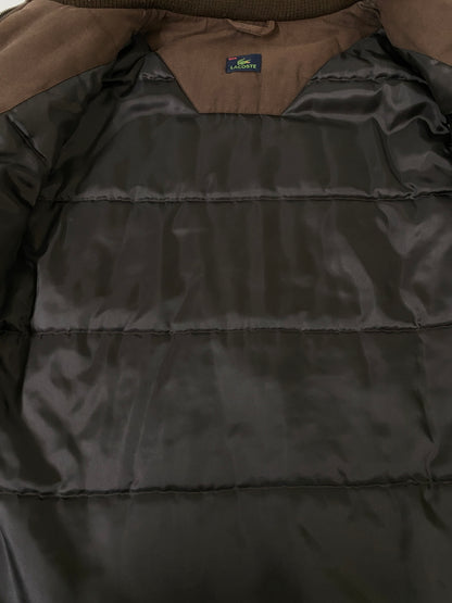 【中古品】【メンズ】 LACOSTE ラコステ HI-NECK COAT ハイネック コート メンズ アウター 146-260615-em-04-min カラー：ブラウン 万代Net店
