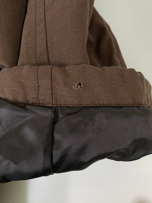 【中古品】【メンズ】 LACOSTE ラコステ HI-NECK COAT ハイネック コート メンズ アウター 146-260615-em-04-min カラー：ブラウン 万代Net店