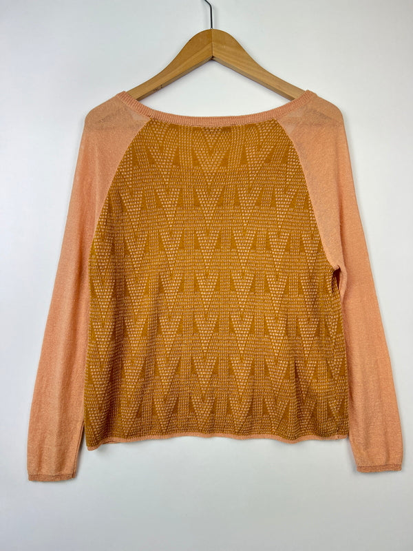 【中古品】【レディース】 SEE BY CHLOE シーバイクロエ RAGLAN KNIT TOPS ラグランスリーブ ニット トップス 178-260620-kk-26-hon サイズ：US 4 カラー：ブラウン 万代Net店