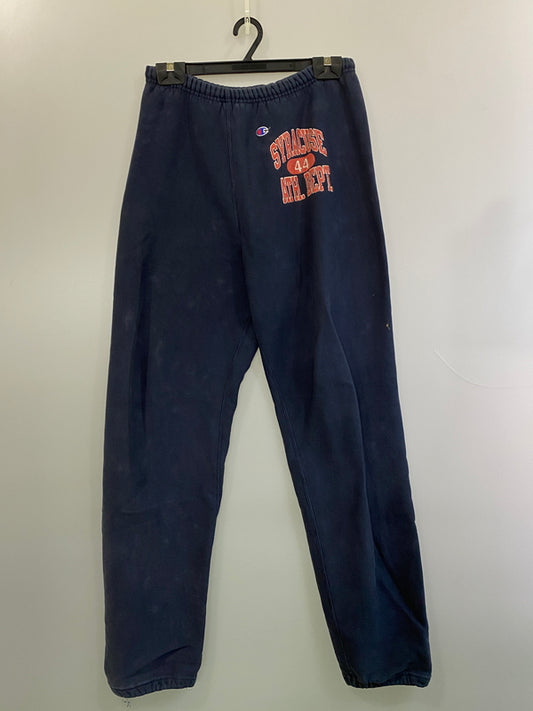 【現状渡し品】【メンズ】 CHAMPION チャンピオン 90's SYRACUSE 44 ATH.DEPT REVERSE WEAVE SWEATPANTS リバースウィーブ スウェットパンツ ボトムス 157-260602-yn-27-min サイズ：M カラー：ネイビー 万代Net店