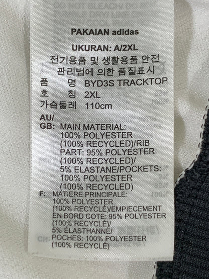【中古品】【メンズ】 ADIDAS アディダス JG8580 BYD3 TRACK TOP トラックジャケット ライトアウター 148-260604-AS-63-min サイズ：2XL カラー：ホワイト/ブラック 万代Net店