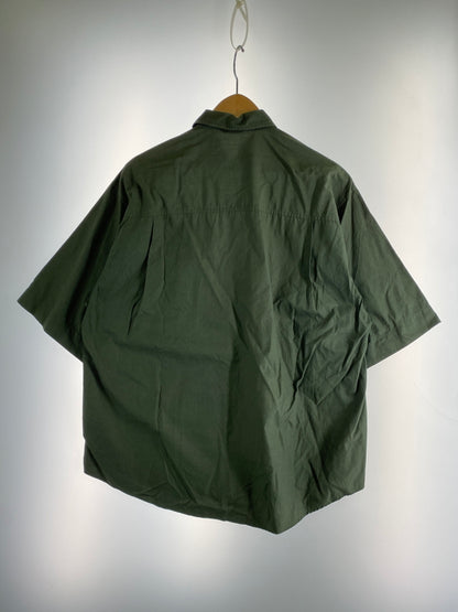 【中古品】【メンズ】 AURALEE オーラリー WASHED FINX TWILL HALF SLEEVED BIG SHIRTS A85503TN ウォッシュド フィンクス ツイル ハーフ スリーブド ビッグ シャツ 半袖シャツ メンズ 140-260612-em-15-min サイズ：3 カラー：オリーブグリーン 万代Net店