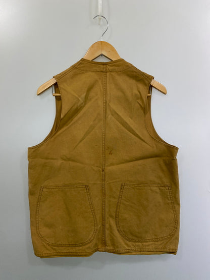 【中古品】【メンズ】 HETTRICK MFG.CO ヘトリック マニュファクチャリング カンパニー HALF MOON HUNTING VEST ハーフムーン ハンティングベスト トップス 146-260602-yn-17-min サイズ：表記なし 下記参照 カラー：カーキ 万代Net店