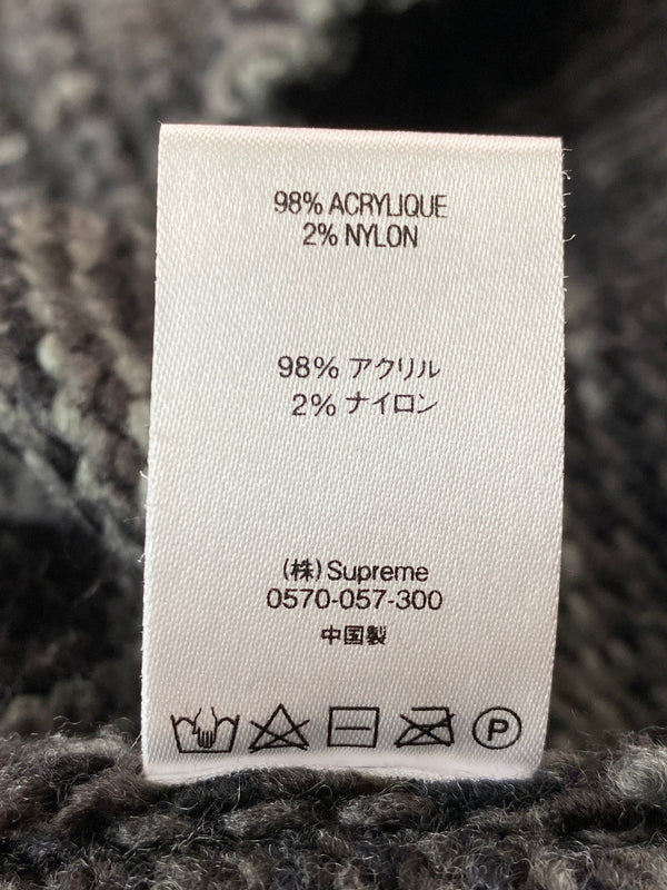【中古品】【メンズ】 SUPREME シュプリーム 20AW STATIC SWEATER セーター トップス 149-260602-yn-07-min サイズ：XL カラー：グレー系 万代Net店