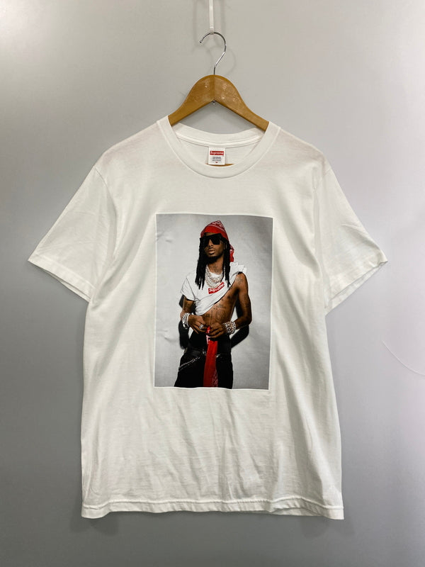 【中古品】【メンズ】 SUPREME シュプリーム 25AW PLAYBOI CARTI TEE プレイボーイカーティ Tシャツ 半袖Tシャツ トップス 149-260602-yn-06-min サイズ：M カラー：ホワイト 万代Net店