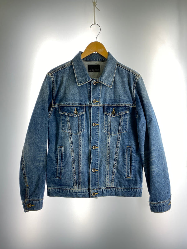【中古品】【メンズ】 NUMBER(N)INE ナンバーナイン DENIM JACKET デニムジャケット メンズ アウター Gジャン 長袖 140-260612-em-16-min サイズ：M カラー：インディゴブルー 万代Net店