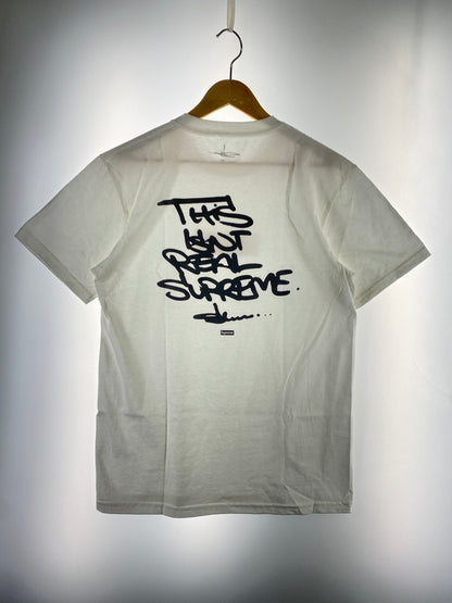 【中古品】【メンズ】 Supreme シュプリーム × OLAOLU SLAWN オラオル・スローン BOX LOGO TEE 半袖Tシャツ ショートスリーブ 142-260604-AS-2-min サイズ：M カラー：ホワイト 万代Net店