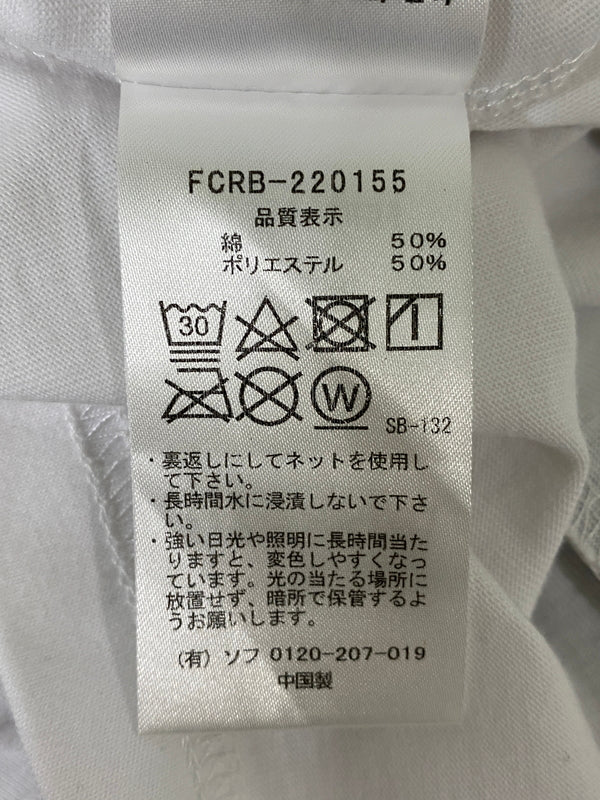 【中古品】【メンズ】 F.C.R.B エフシーアールビー × WIND AND SEA ウィンダンシー BRISTOL SEA BIG LOGO TEE FCRB-220155 ブリストル シー ビッグ ロゴ 半袖 Tシャツ メンズ トップス 142-260615-em-01-min サイズ：L カラー：ホワイト 万代Net店