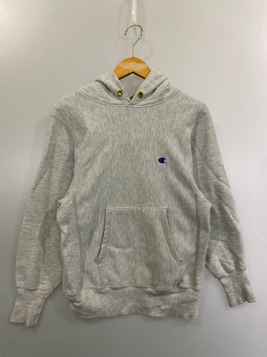 【現状渡し品】【メンズ】 CHAMPION チャンピオン 90's REVERSE WEAVE HOODIE 90年代 リバースウィーブ フーディー パーカー トップス 146-260602-yn-13-min サイズ：S カラー：グレー 万代Net店