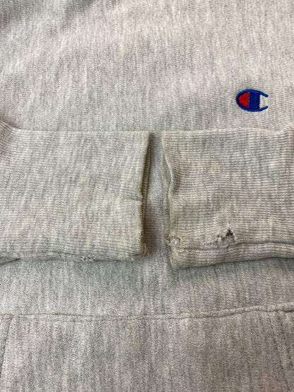 【現状渡し品】【メンズ】 CHAMPION チャンピオン 90's REVERSE WEAVE HOODIE 90年代 リバースウィーブ フーディー パーカー トップス 146-260602-yn-13-min サイズ：S カラー：グレー 万代Net店