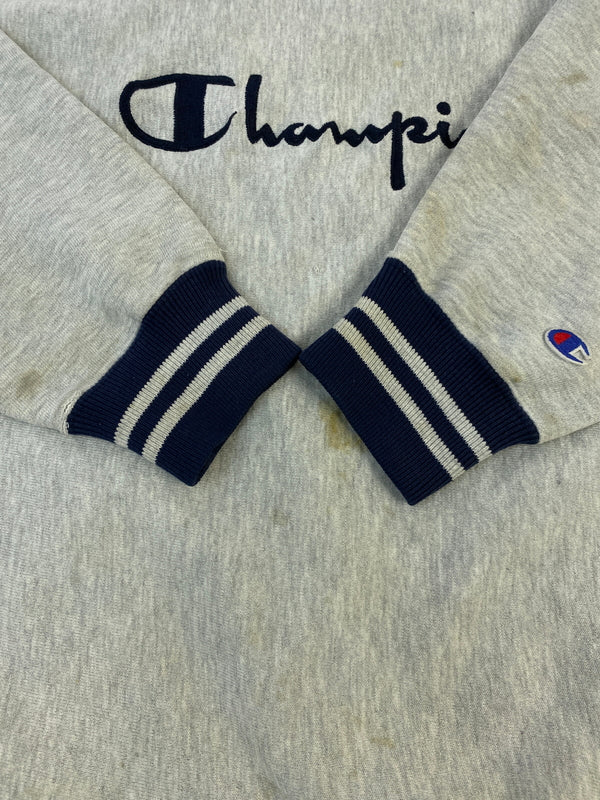 【中古品】【メンズ】 CHAMPION チャンピオン 90S REVERSE WEAVE SWEATSHIRT スウェット トレーナー 146-260604-AS-13-min サイズ：L カラー：グレー 万代Net店