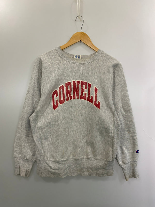 【現状渡し品】【メンズ】 CHAMPION チャンピオン 80's CORNELL REVERSE WEAVE SWEATSHIRT 80年代 リバースウィーブ スウェットシャツ トレーナー トップス 146-260602-yn-12-min サイズ：M カラー：グレー 万代Net店