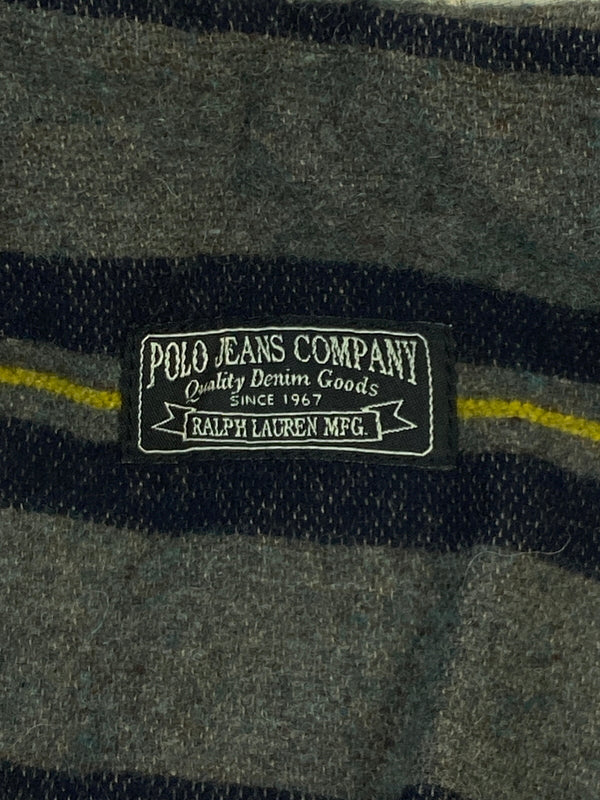 【中古品】【メンズ】 POLO JEANS COMPANY ポロジーンズカンパニー JR-MJ-YS-2009 2ND TYPE BUTTON UP JACKET アウター 146-260604-AS-16-min サイズ：M カラー：ベージュ 万代Net店