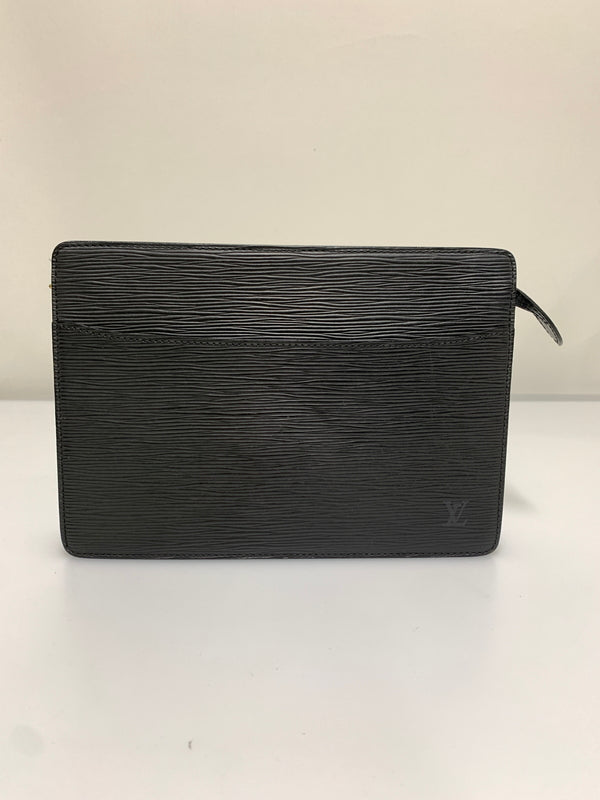 【現状渡し品】【メンズ/レディース】 LOUIS VUITTON ルイ・ヴィトン M52522 SR0041 エピ ポシェット オム クラッチバッグ カバン 179-260607-AS-6-min カラー：ブラック 万代Net店