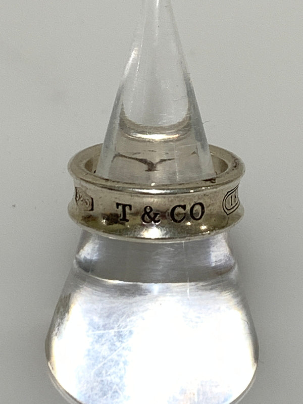 【中古品】【レディース】 TIFFANY&CO. ティファニー ナローリング 指輪 アクセサリー 182-260607-AS-3-min カラー：シルバー 万代Net店