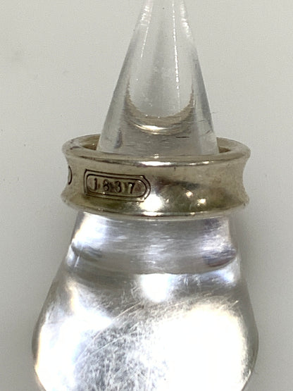 【中古品】【レディース】 TIFFANY&CO. ティファニー ナローリング 指輪 アクセサリー 182-260607-AS-3-min カラー：シルバー 万代Net店
