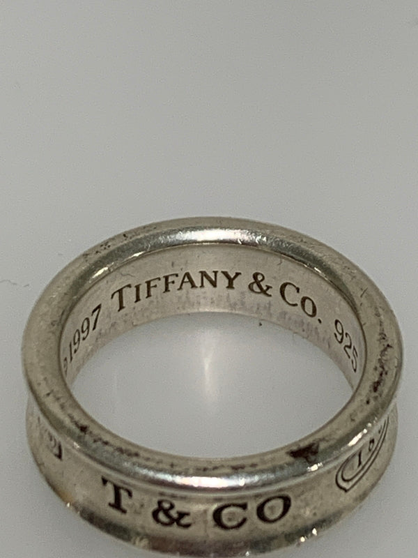 【中古品】【レディース】 TIFFANY&CO. ティファニー ナローリング 指輪 アクセサリー 182-260607-AS-3-min カラー：シルバー 万代Net店
