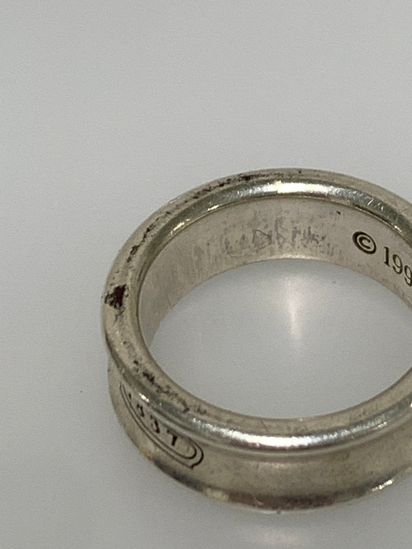 【中古品】【レディース】 TIFFANY&CO. ティファニー ナローリング 指輪 アクセサリー 182-260607-AS-3-min カラー：シルバー 万代Net店