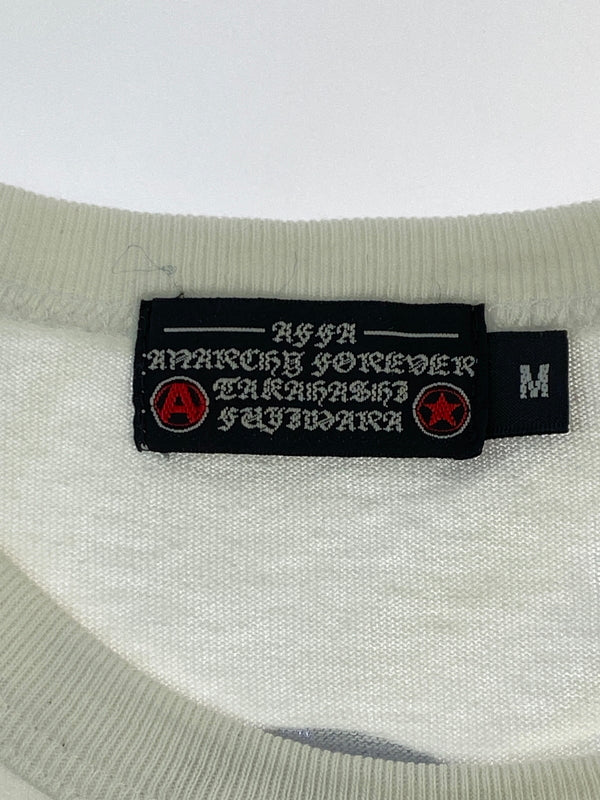 【中古品】【メンズ】 AFFA エーエフエフエー FORMULA FOR TEE フォーミュラ・フォー 半袖プリントT 140-260603-kt-02-min サイズ：M カラー：ホワイト 万代Net店