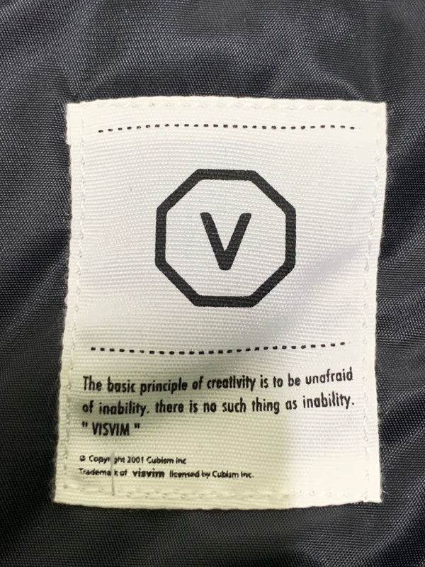 【中古品】【メンズ】 VISVIM ビズビム MESSENGER BAG レザー切替 メッセンジャーバッグ 鞄 188-260609-yn-37-min カラー：ブラック 万代Net店