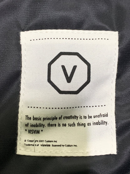 【中古品】【メンズ】 VISVIM ビズビム MESSENGER BAG レザー切替 メッセンジャーバッグ 鞄 188-260609-yn-37-min カラー：ブラック 万代Net店