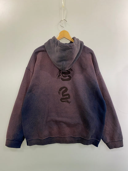 【中古美品】【メンズ】 SASQUATCHFABRIX サスクワァッチファブリックス EASTEND DRAGON FONT HOODIE 24AW-CSP-001 イーストエンドドラゴン フォント フーディー パーカー トップス 140-260602-yn-14-min サイズ：XL カラー：NAVY FADE 万代Net店