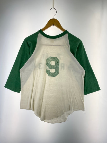 【現状渡し品】【メンズ】 MASON メイソン RAGRAN TEE ラグラン 五分丈 Tシャツ 146-260604-AS-10-min サイズ：42 カラー：グリーン/ホワイト 万代Net店