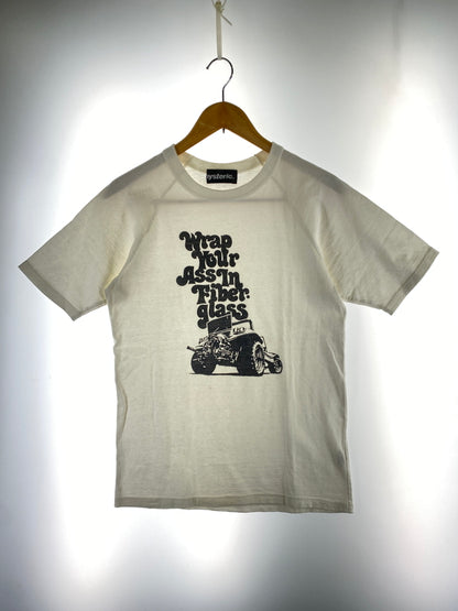 【中古品】【メンズ】 HYSTERIC GLAMOUR ヒステリックグラマー PRINT TEE 2CT-6320 プリントTシャツ メンズ 半袖T 140-260603-kt-01-min サイズ：F カラー：ホワイト 万代Net店
