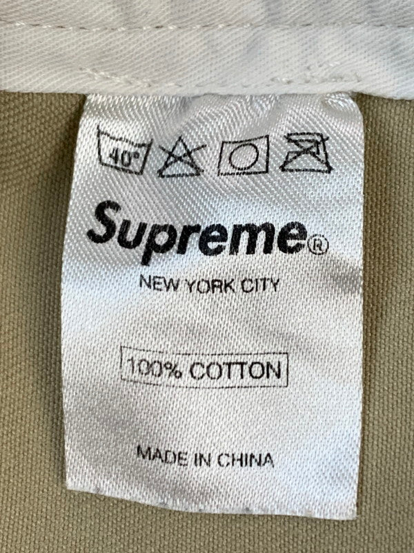 【中古品】【メンズ】 SUPREME MILITARY CHINO SHORTS ミリタリーチノショーツ ショートパンツ 149-260610-kt-02-min サイズ：34 カラー：ベージュ 万代Net店