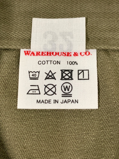 【中古品】【メンズ】 WAREHOUSE ウエアハウス MILITARY HERRINGBONE UTILITY PANTS ユーティリティパンツ ボトムス 156-260604-AS-39-min サイズ：32 カラー：オリーブグリーン 万代Net店