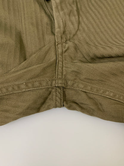 【中古品】【メンズ】 WAREHOUSE ウエアハウス MILITARY HERRINGBONE UTILITY PANTS ユーティリティパンツ ボトムス 156-260604-AS-39-min サイズ：32 カラー：オリーブグリーン 万代Net店