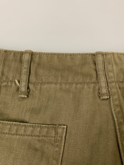 【中古品】【メンズ】 WAREHOUSE ウエアハウス MILITARY HERRINGBONE UTILITY PANTS ユーティリティパンツ ボトムス 156-260604-AS-39-min サイズ：32 カラー：オリーブグリーン 万代Net店