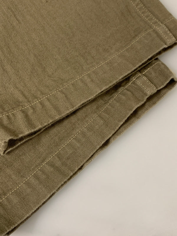 【中古品】【メンズ】 WAREHOUSE ウエアハウス MILITARY HERRINGBONE MONKEY PANTS モンキーパンツ ボトムス 156-260604-AS-38-min サイズ：32 カラー：カーキ 万代Net店