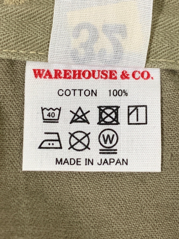 【中古品】【メンズ】 WAREHOUSE ウエアハウス MILITARY HERRINGBONE MONKEY PANTS モンキーパンツ ボトムス 156-260604-AS-38-min サイズ：32 カラー：カーキ 万代Net店