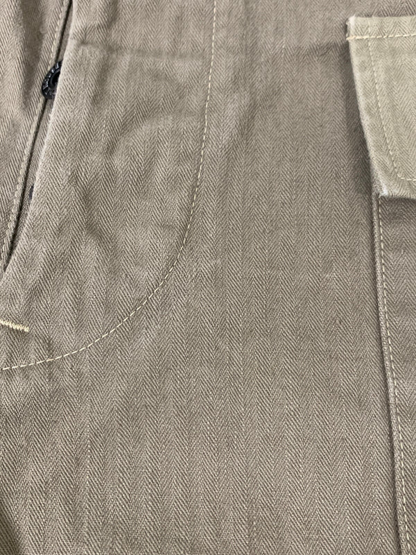 【中古品】【メンズ】 WAREHOUSE ウエアハウス MILITARY HERRINGBONE MONKEY PANTS モンキーパンツ ボトムス 156-260604-AS-38-min サイズ：32 カラー：カーキ 万代Net店