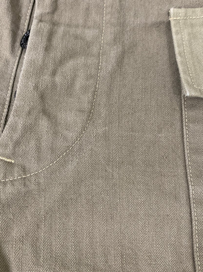 【中古品】【メンズ】 WAREHOUSE ウエアハウス MILITARY HERRINGBONE MONKEY PANTS モンキーパンツ ボトムス 156-260604-AS-38-min サイズ：32 カラー：カーキ 万代Net店