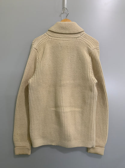 【中古品】【メンズ】 RRL ダブルアールエル SHAWL COLLAR KNIT CARDIGAN ニットカーディガン 145-260604-AS-47-min サイズ：L カラー：ベージュ 万代Net店
