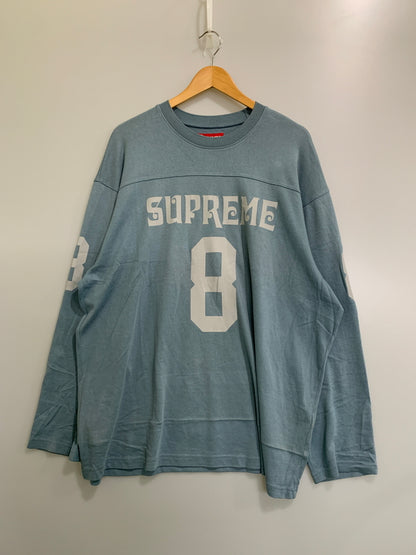 【中古品】【メンズ】 SUPREME シュプリーム 25SS AFFILATED LS FOOTBALL TOP 長袖Tシャツ ロングスリーブ 149-260604-AS-55-min サイズ：XXL カラー：ブルーグレー 万代Net店