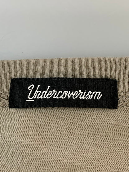 【中古品】【メンズ】 UNDERCOVERISM アンダーカバーイズム U11C4810-3 SS LOGO TEE ロゴTシャツ 五分丈Tシャツ 140-260610-kt-06-min サイズ：4 カラー：カーキ 万代Net店