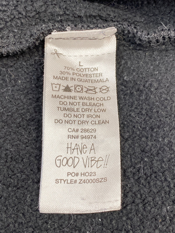 【現状渡し品】【メンズ】 STUSSY ステューシー STOCK LOGO LS ZIP UP PARKA フルジップパーカー 142-260604-AS-4-min サイズ：L カラー：ブラック 万代Net店