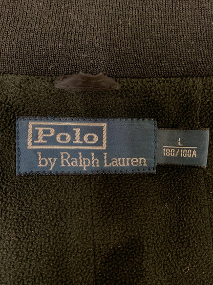 【中古品】【メンズ】 POLO RALPH LAUREN ポロ・ラルフローレン NYLON JACKET ナイロンジャケット メンズ アウター 147-260612-em-42-min サイズ：L カラー：ブラック 万代Net店